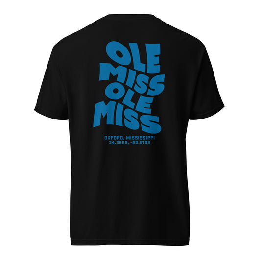 OLE MISS Wave Tee (Blue) | University of Mississippi