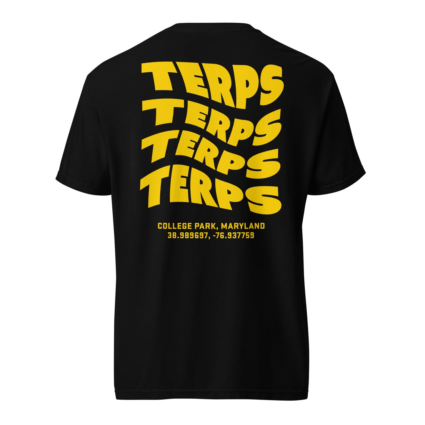 TERPS Wave Tee (Gold) | University of Maryland