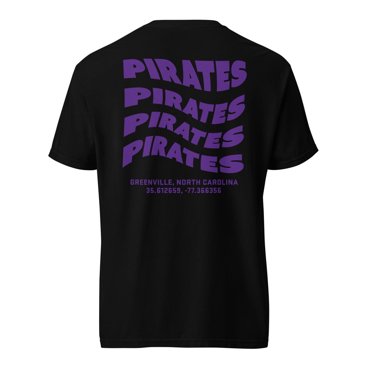 PIRATES Wave Tee (Purple) | East Carolina University