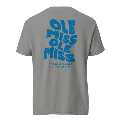 OLE MISS Wave Tee (Blue) | University of Mississippi