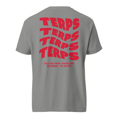 TERPS Wave Tee (Red) | University of Maryland