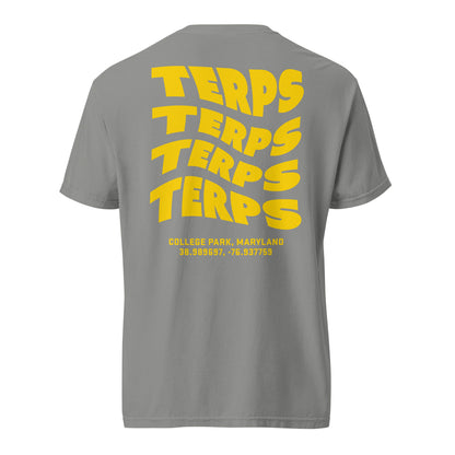 TERPS Wave Tee (Gold) | University of Maryland