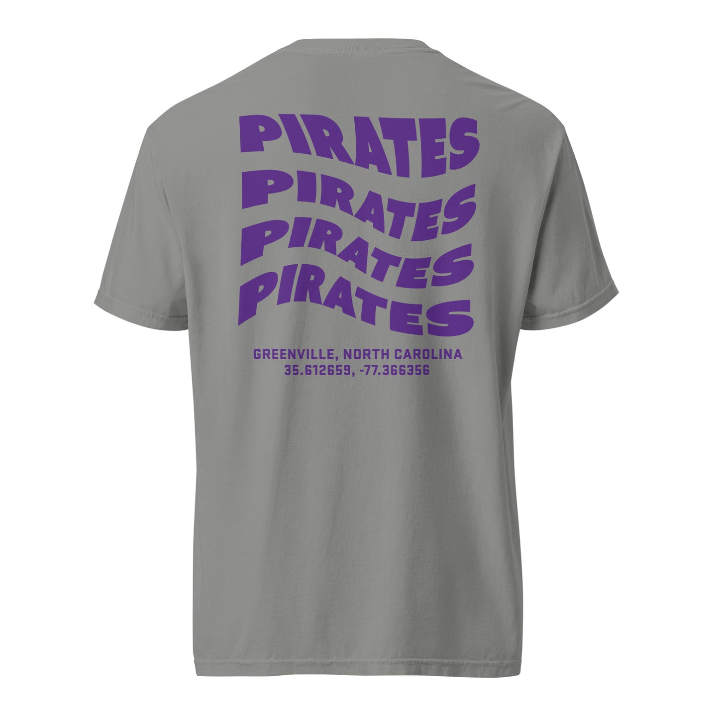 PIRATES Wave Tee (Purple) | East Carolina University