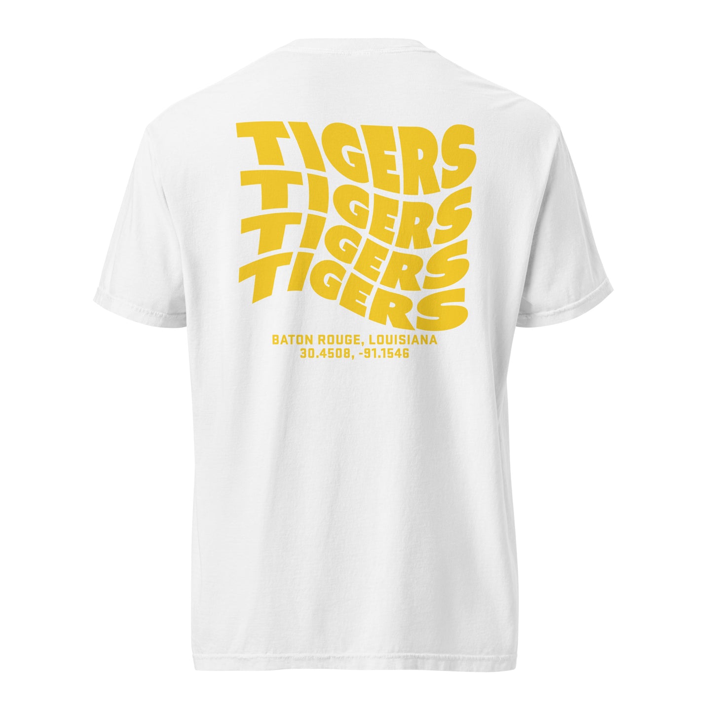 TIGERS Wave Tee (Gold) | Louisiana State University