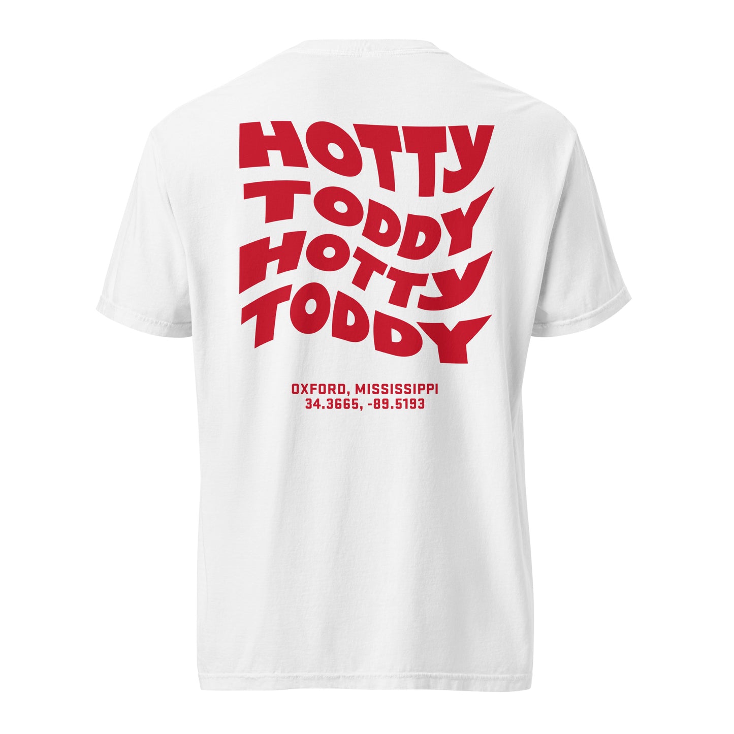 HOTTY TODDY Wave Tee (Red) | University of Mississippi