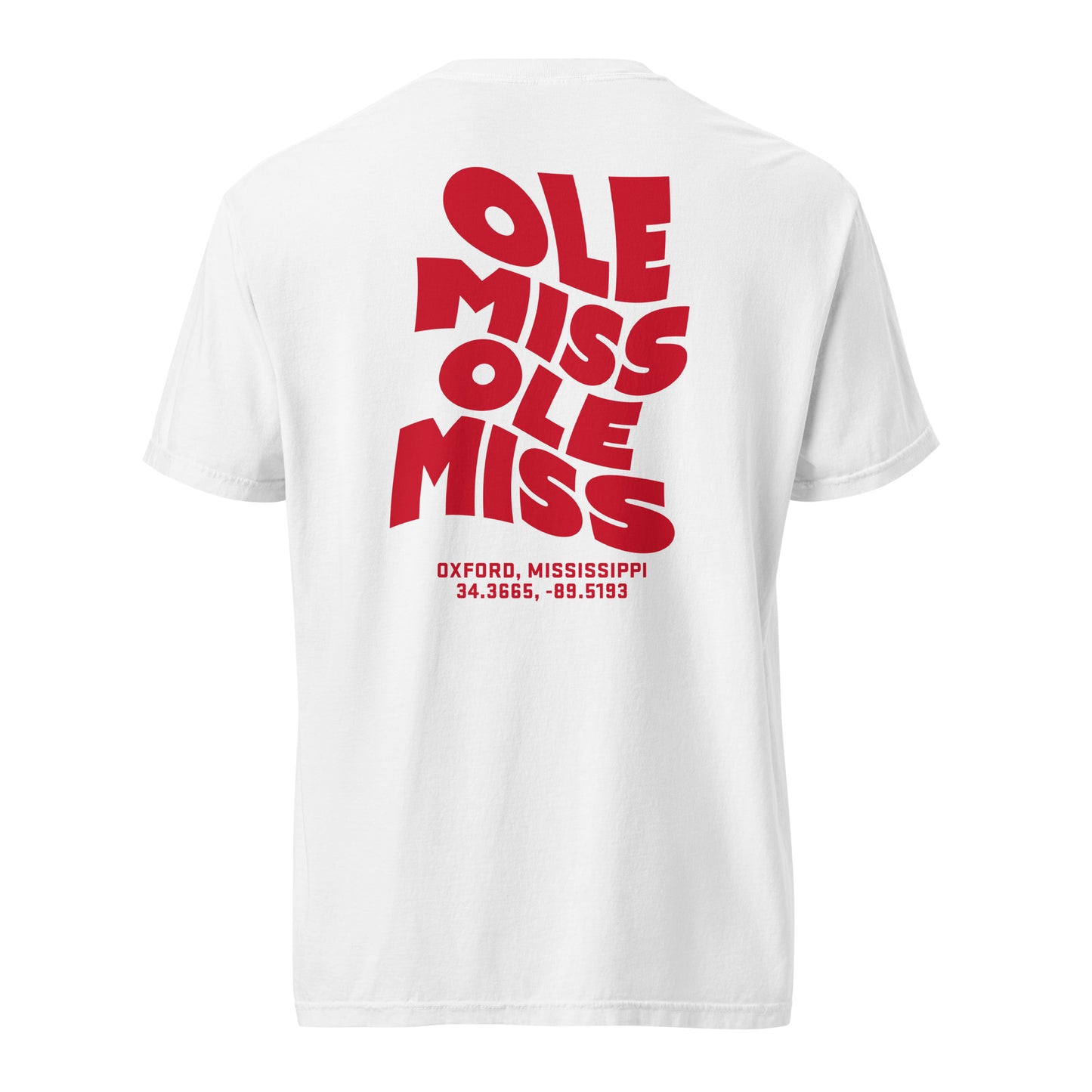 OLE MISS Wave Tee (Red) | University of Mississippi