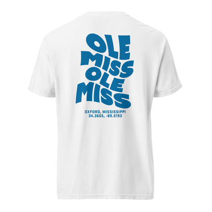 OLE MISS Wave Tee (Blue) | University of Mississippi