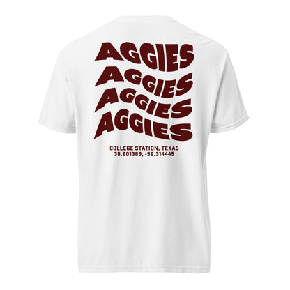 AGGIES Wave Tee | Texas A&M University