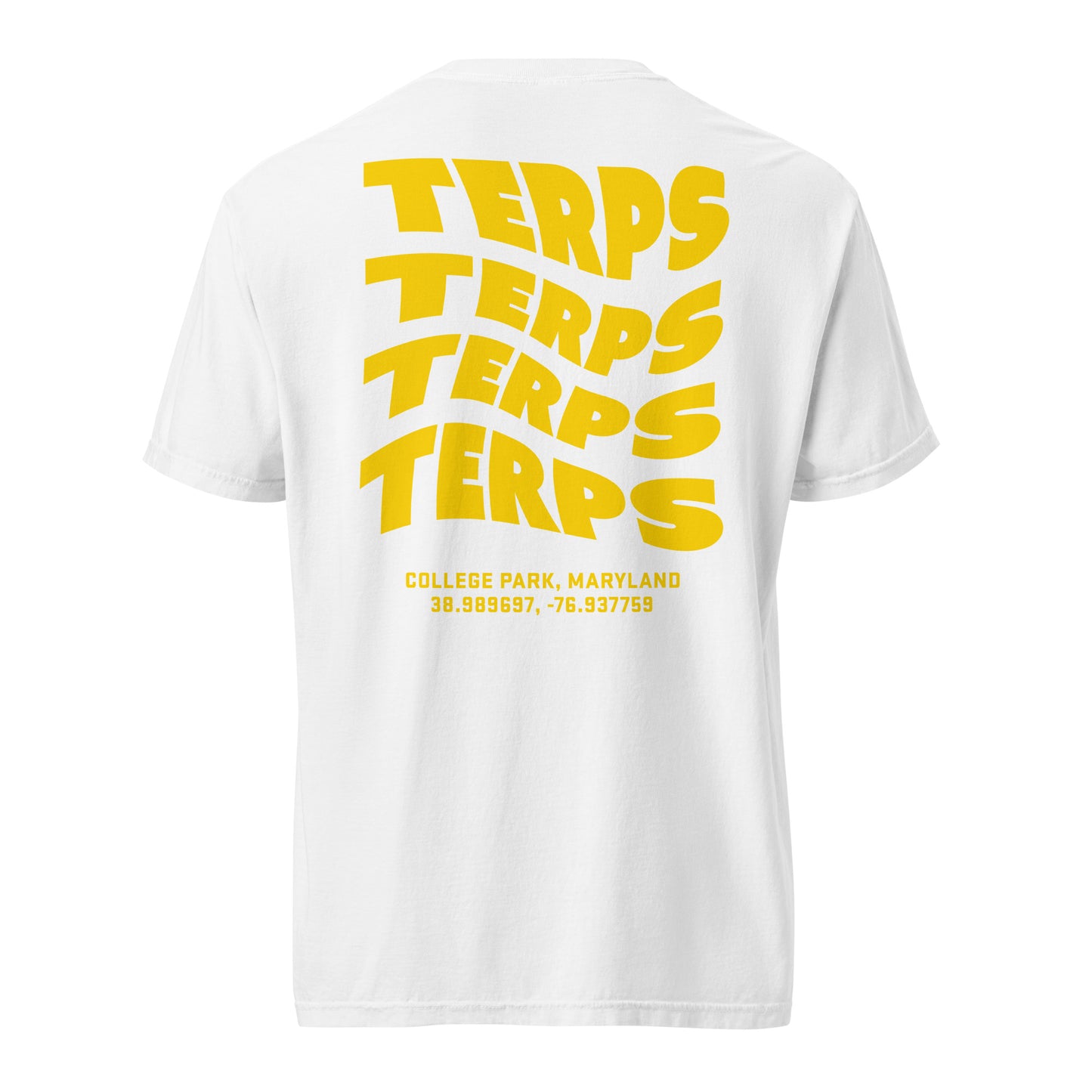 TERPS Wave Tee (Gold) | University of Maryland