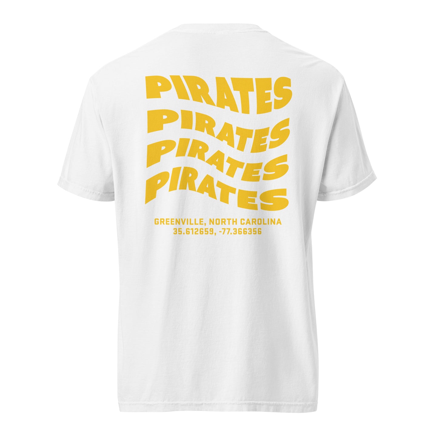 PIRATES Wave Tee (Gold) | East Carolina University